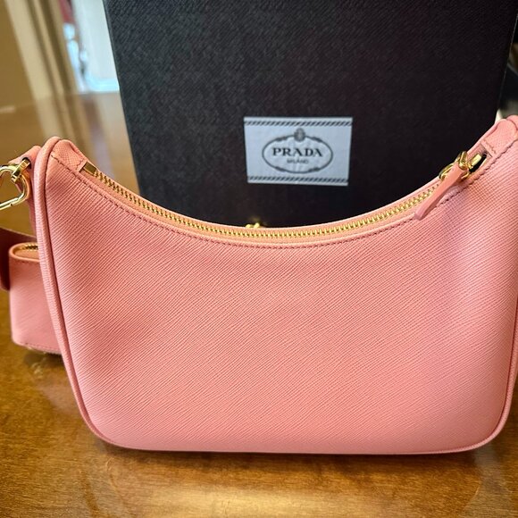 Prada Re-Edition 2005 Saffiano Leather Bag, Petal Pink - Picture 4 of 9